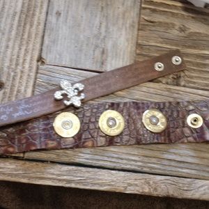 Leather cuff bracelets